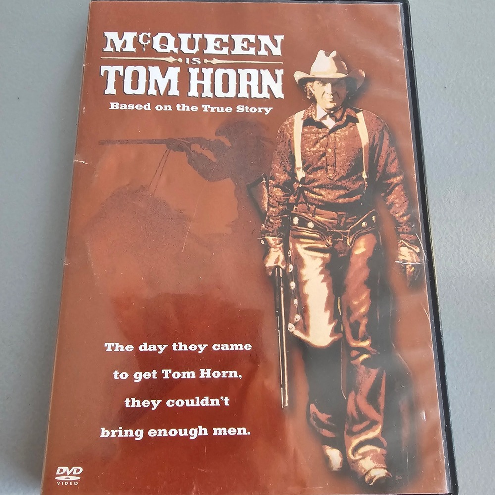 Tom Horn DVD Steve McQueen Widescreen Western Movie Warner Bros 1980 Film